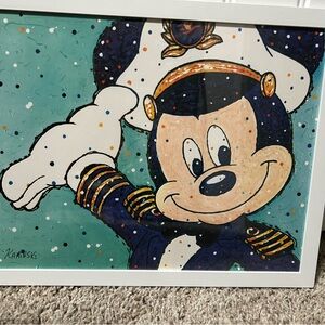 Mickey Mouse Captain Art Print